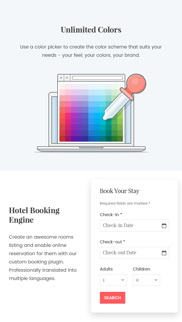 Oceanica – Hotel WordPress Theme - Image 2