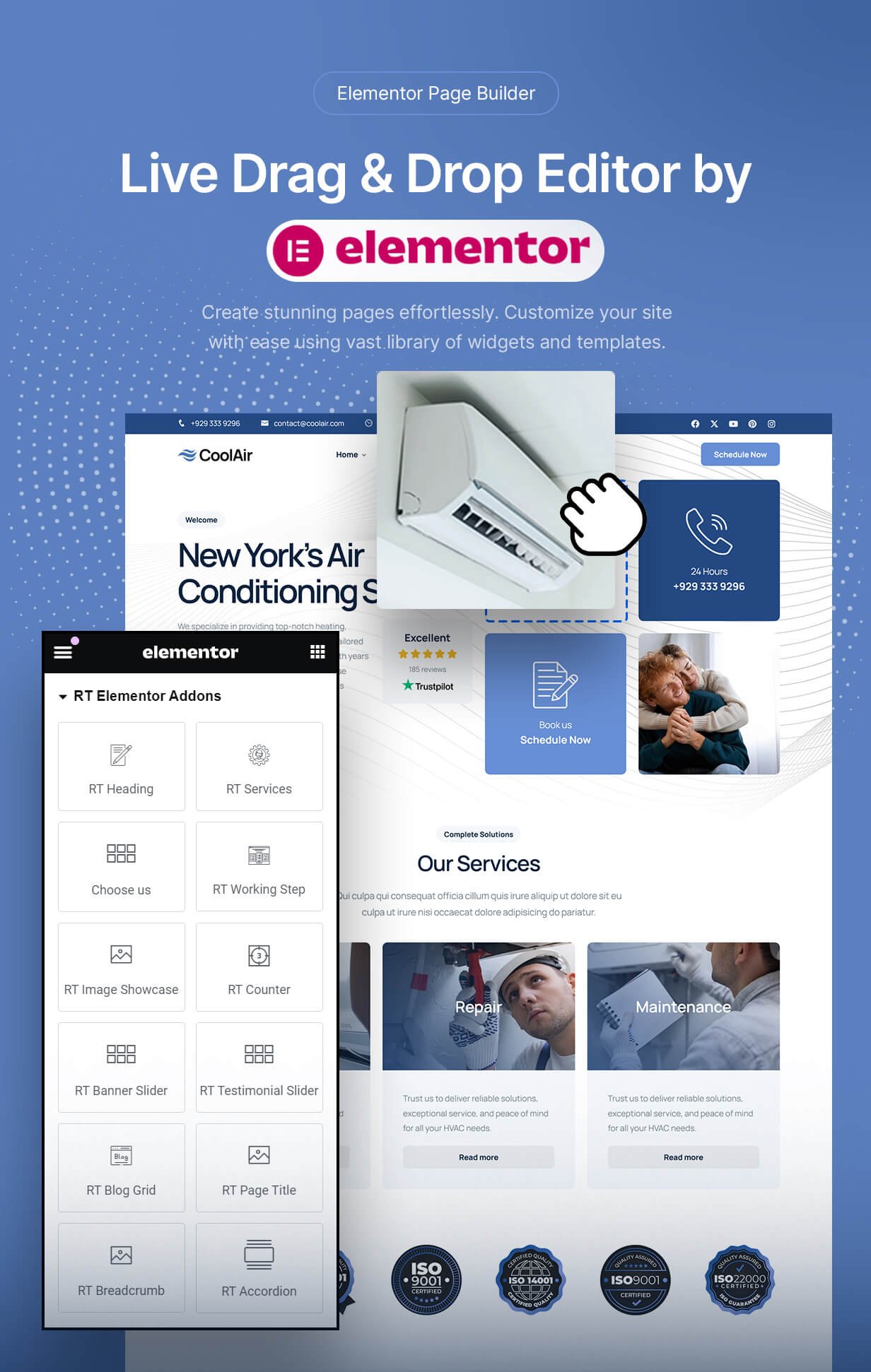 Coolair – Air Conditioning and Heating HVAC WordPress - Image 2