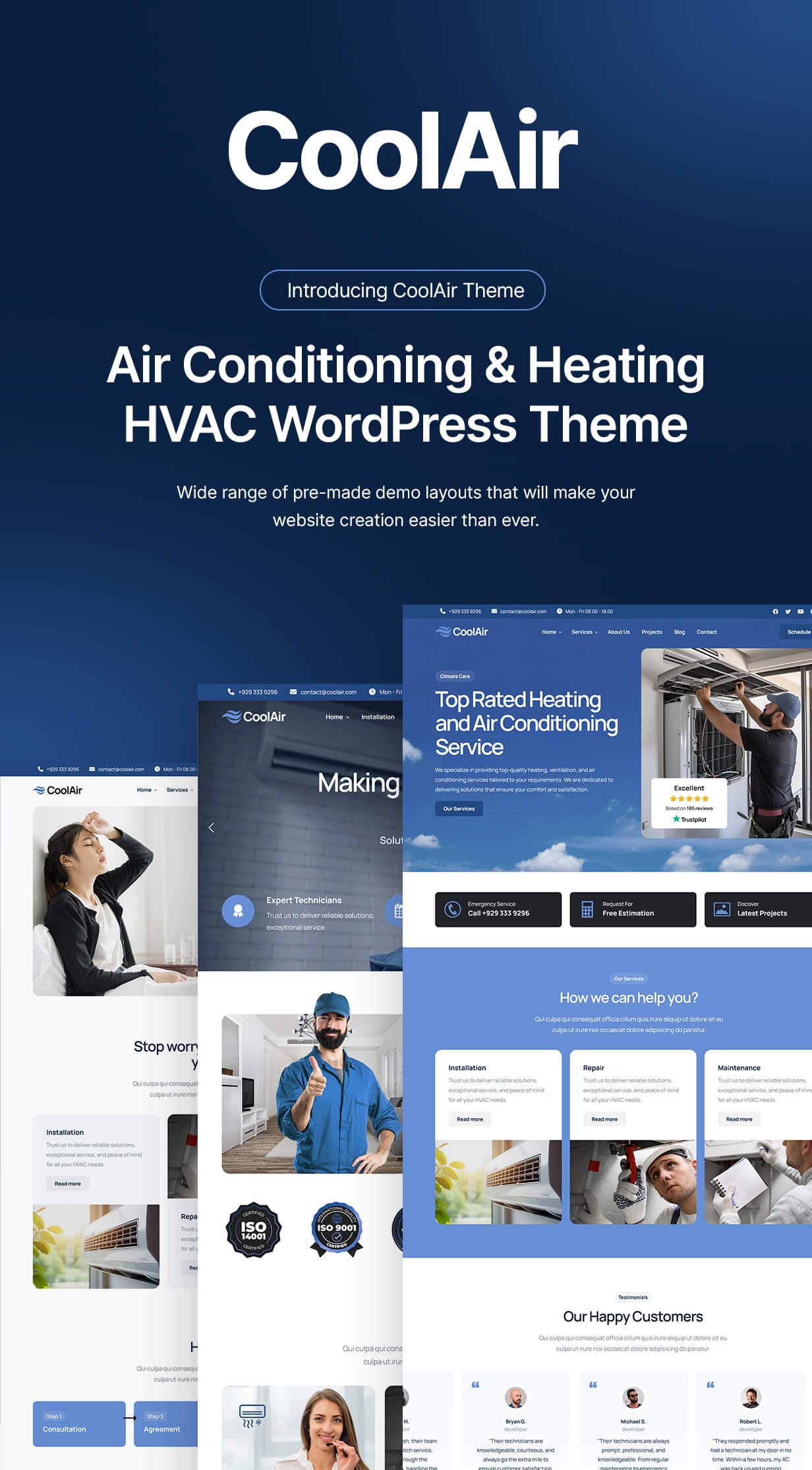 Coolair – Air Conditioning and Heating HVAC WordPress - Image 4