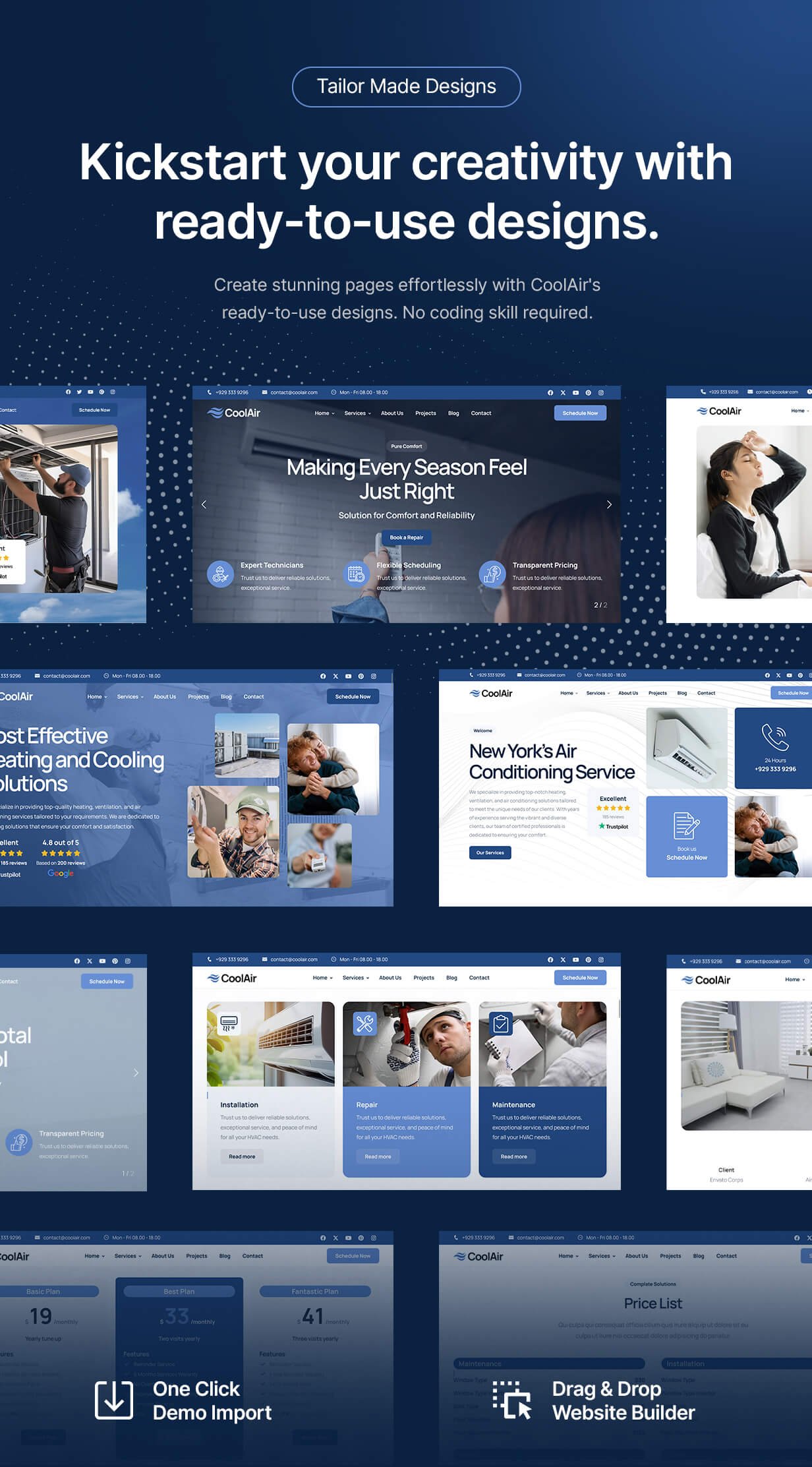 Coolair – Air Conditioning and Heating HVAC WordPress - Image 3