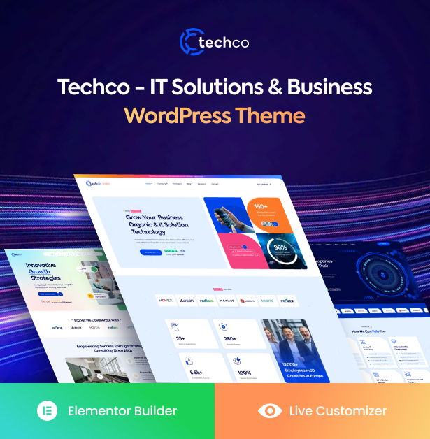 Techco – IT Solutions and Business WordPress Theme - Image 2
