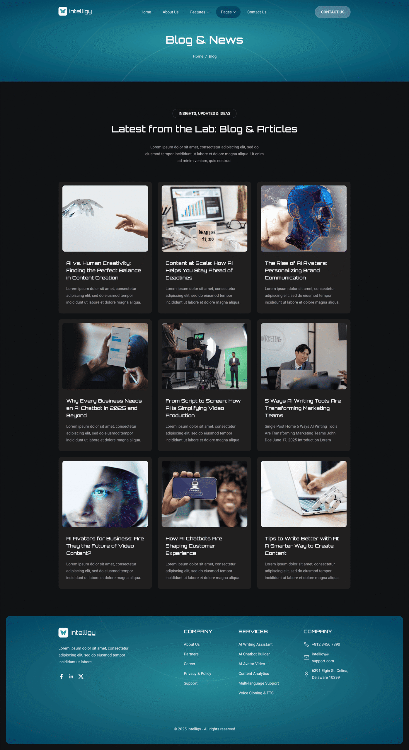 Intelligy – Artificial Intelligence Elementor Template Kit - Image 3