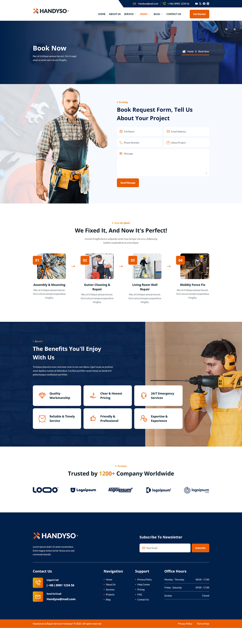 Handyso – Handyman and Repair Service Elementor Template Kit - Image 5