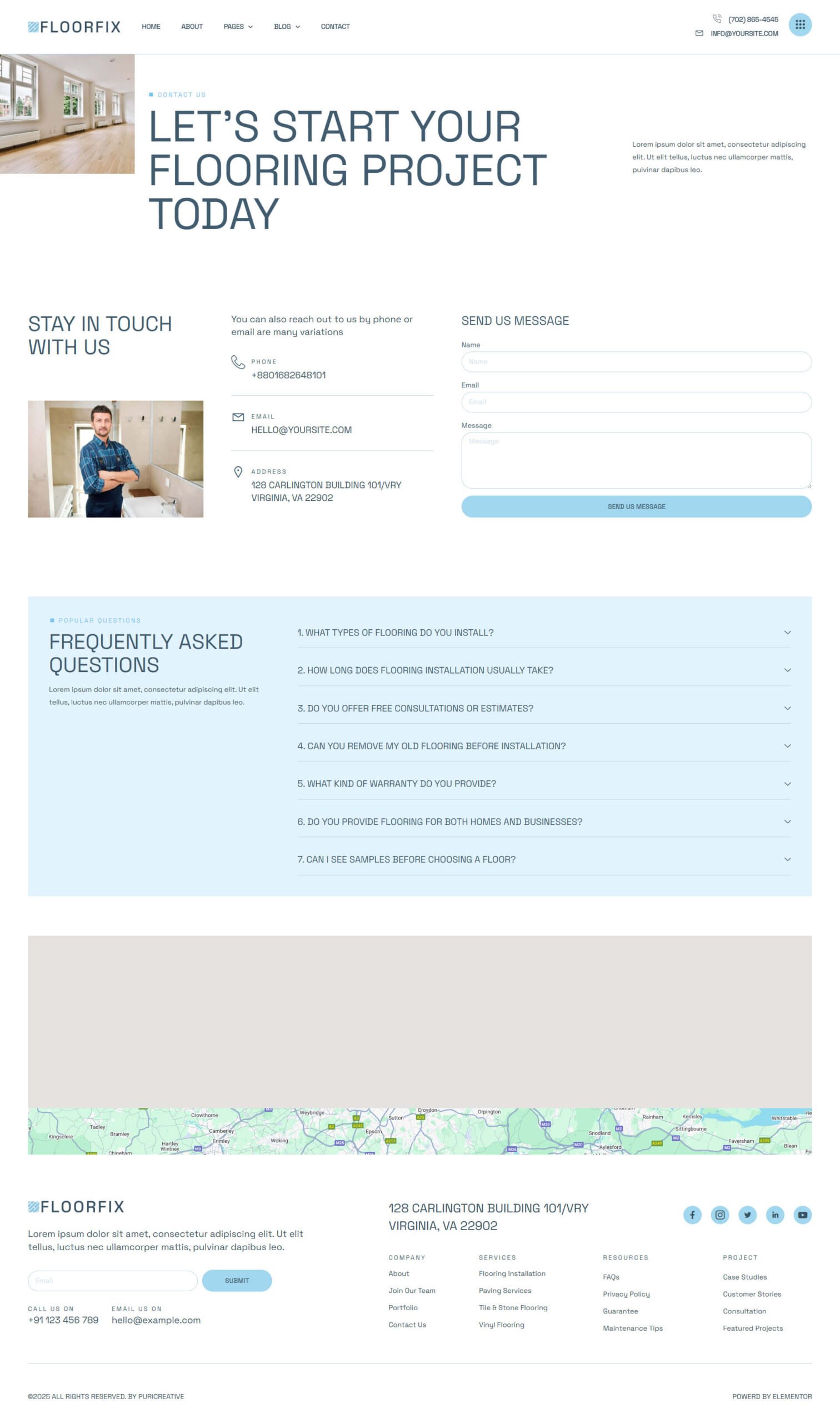 Floorfix – Paving and Flooring Services Elementor Pro Template Kit - Image 3