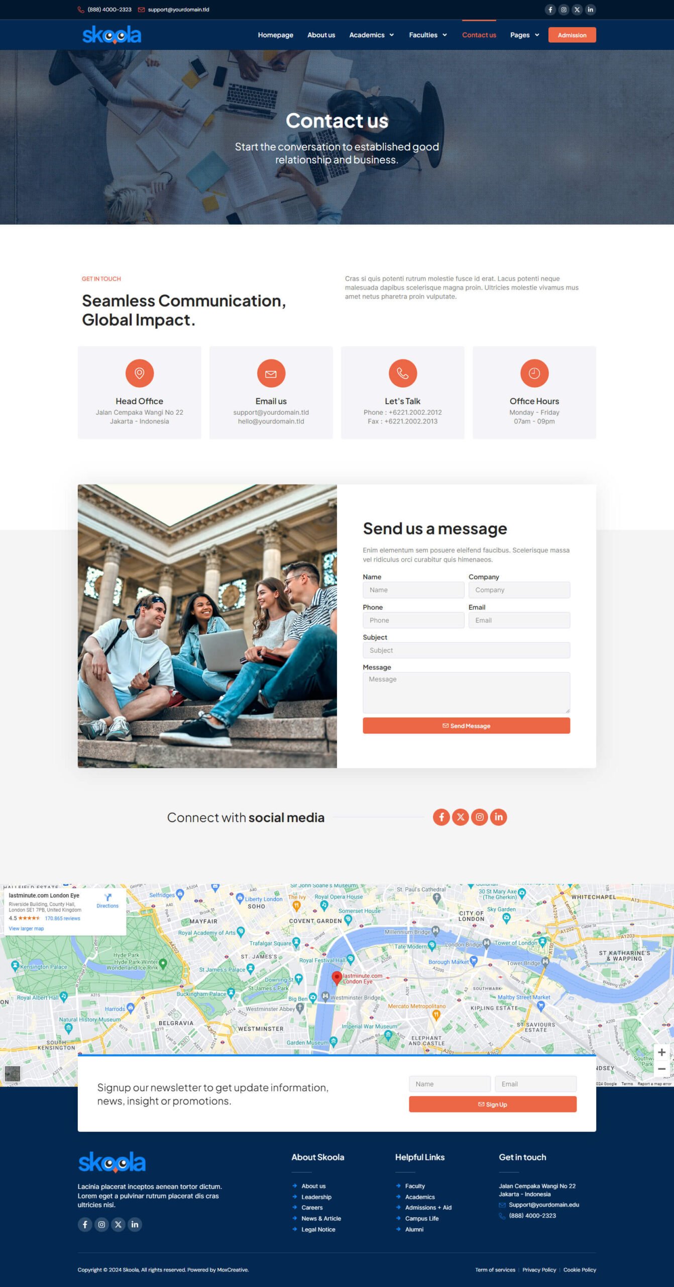 Skoola – University and School Elementor Pro Template Kit - Image 6