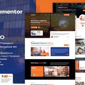 Lenvio – Logistics and Transport Service Elementor Template Kit