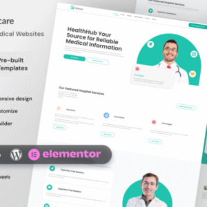 Clinicare – Elementor Template Kit Health and Medical Websites
