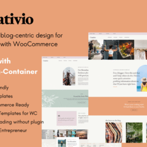 Creativio – Blogger and Entrepreneurs Elementor Template Kit