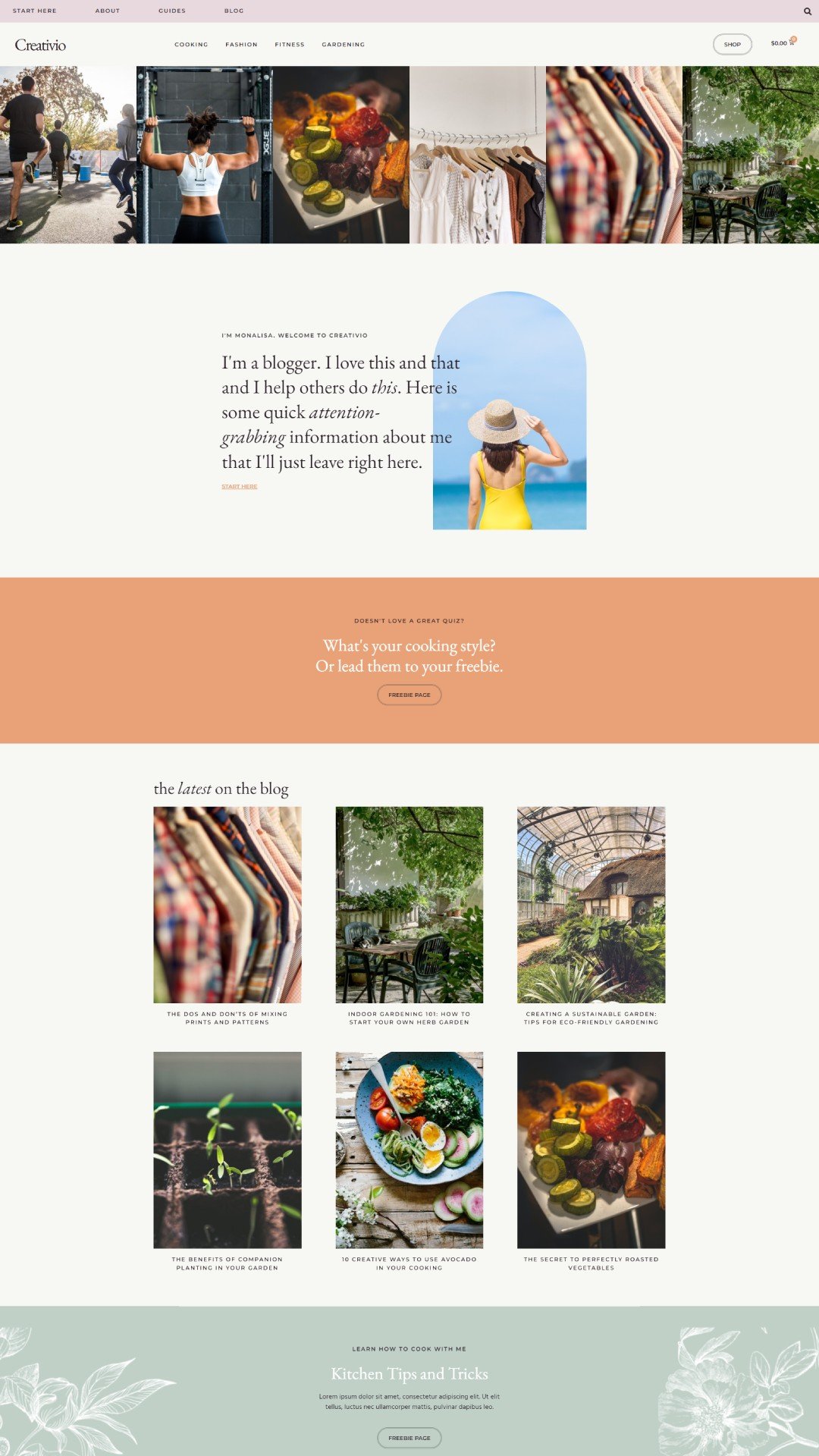 Creativio – Blogger and Entrepreneurs Elementor Template Kit - Image 4