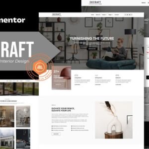 Decraft – Furniture and Interior Design Elementor Template Kit