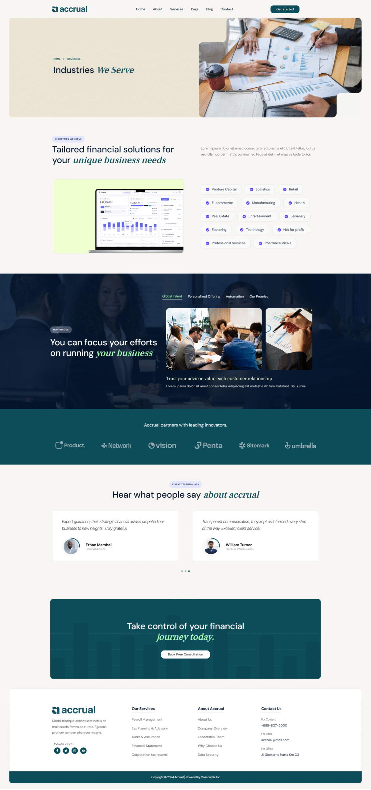 Accrual – Accounting and Finance Elementor Template Kit - Image 5