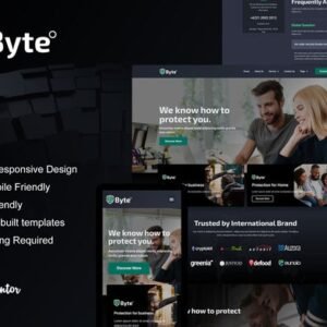 Byte – Cyber Security Business Elementor Template Kit