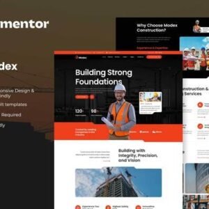 Modex – Construction and Building Services Elementor Template Kit