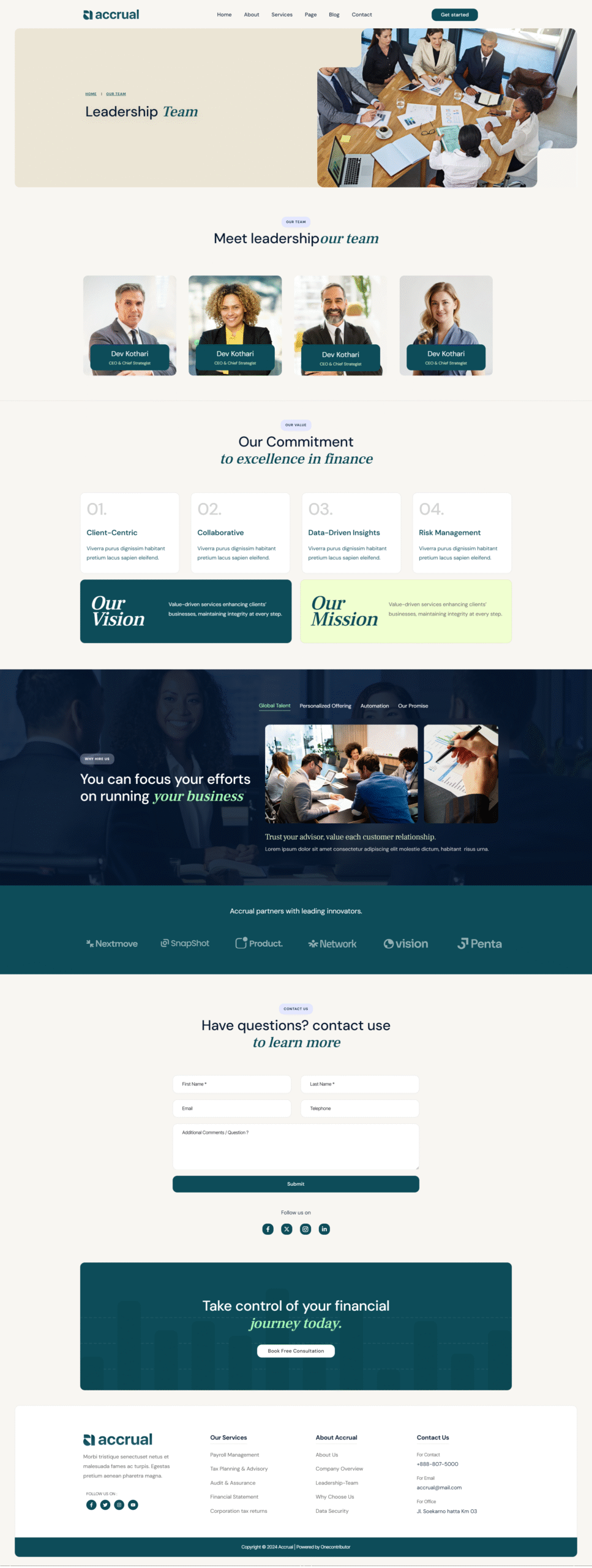 Accrual – Accounting and Finance Elementor Template Kit - Image 4
