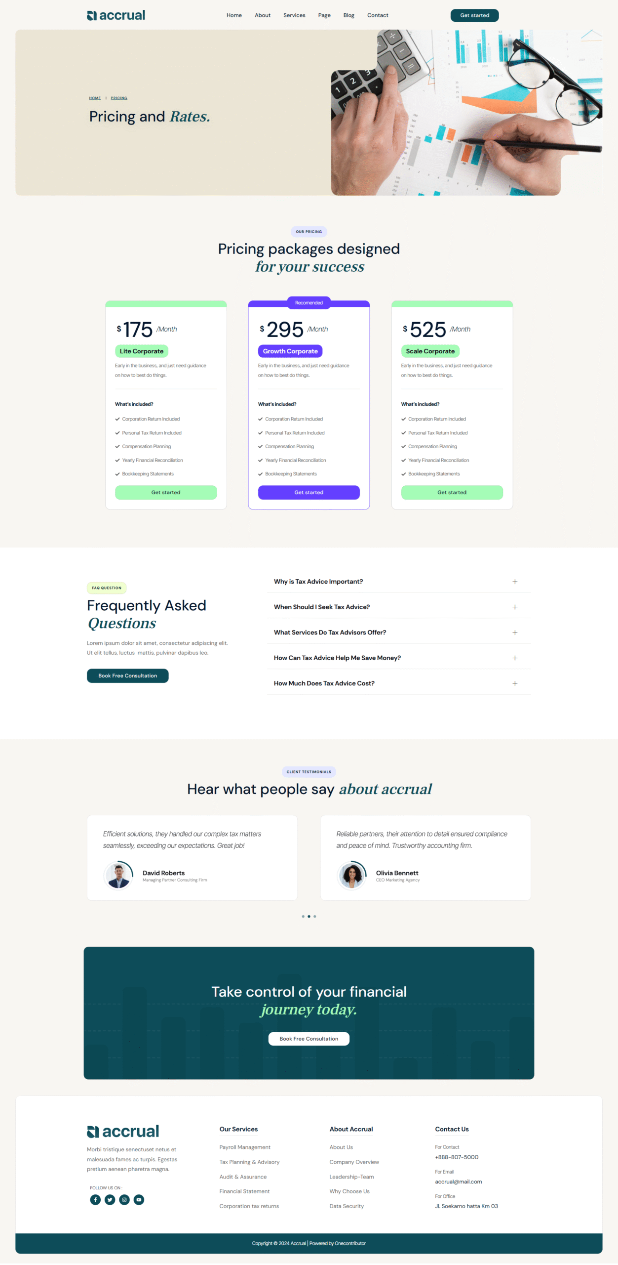 Accrual – Accounting and Finance Elementor Template Kit - Image 3