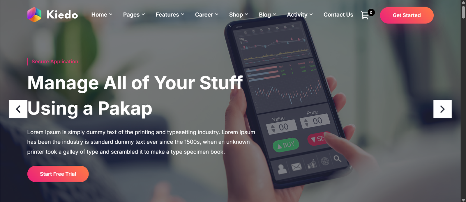 Kiedo - App & SaaS Software Landing Elementor WordPress Theme - Image 2