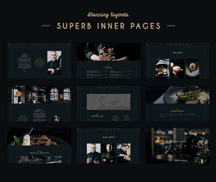 Laurent Elegant Restaurant Theme - Image 5