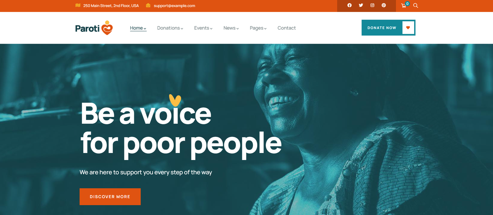 Paroti – Nonprofit Charity WordPress Theme - Image 2