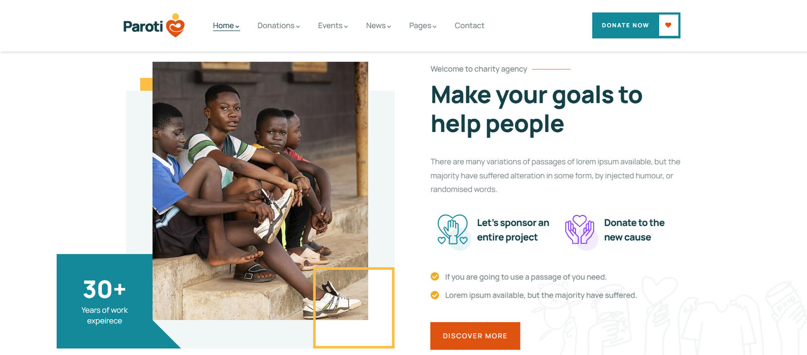 Paroti – Nonprofit Charity WordPress Theme - Image 3