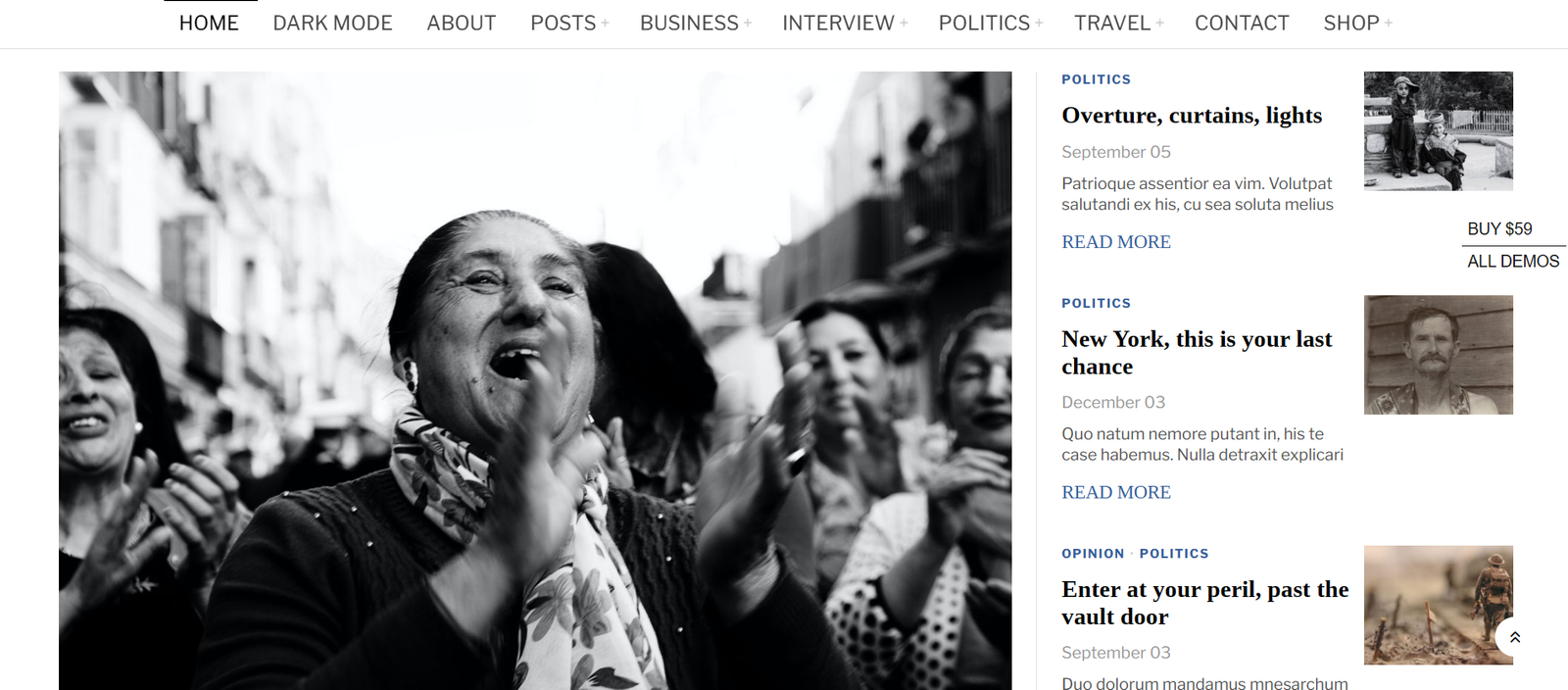 The Fox – Minimal News Magazine WordPress Theme - Image 4