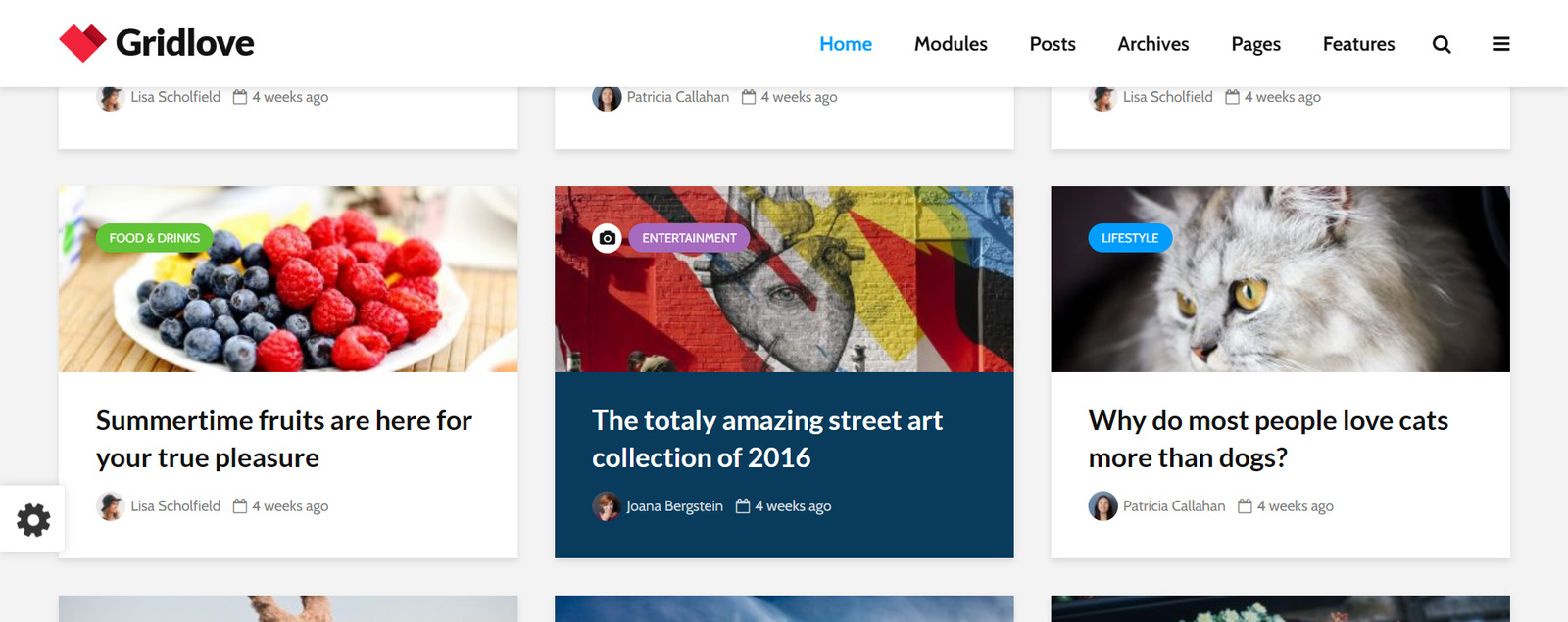 Gridlove – Creative Grid Style News Magazine WordPress Theme - Image 3