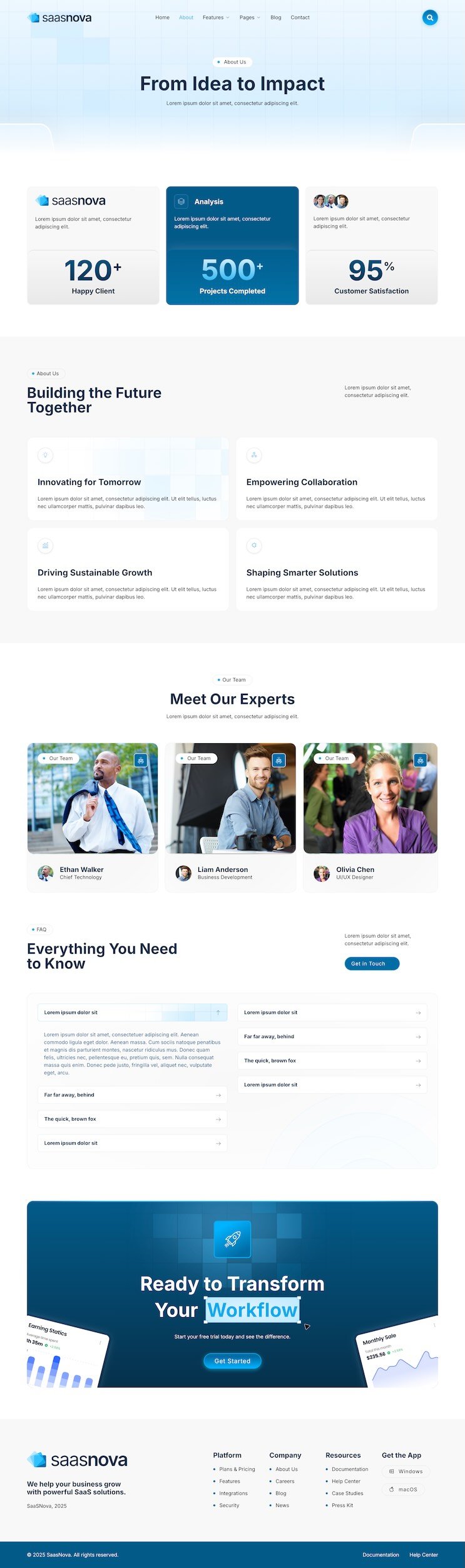 SaaSNova – Software and Saas Elementor Template Kit - Image 2