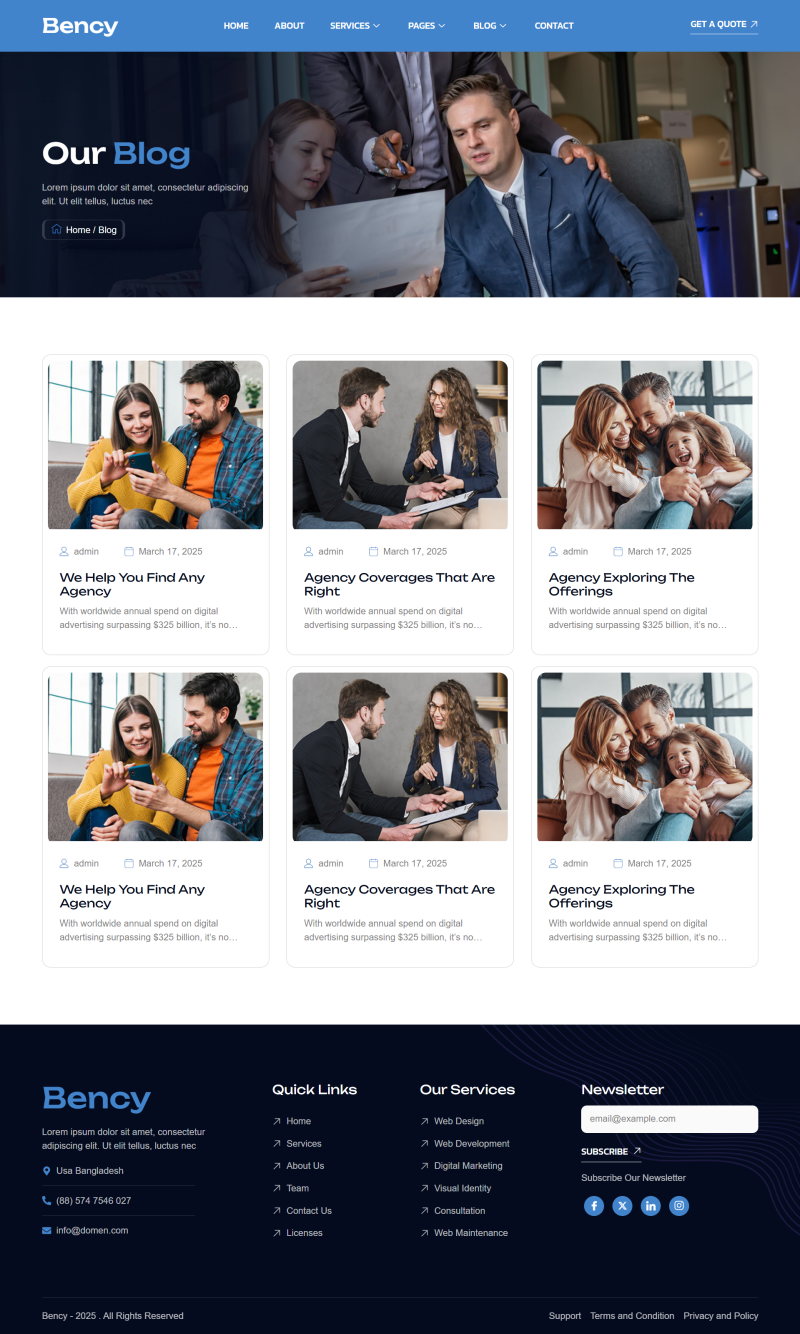 Bency – Digital Agency Elementor Template Kit - Image 5