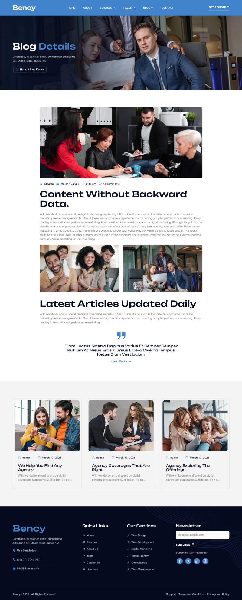 Bency – Digital Agency Elementor Template Kit - Image 4