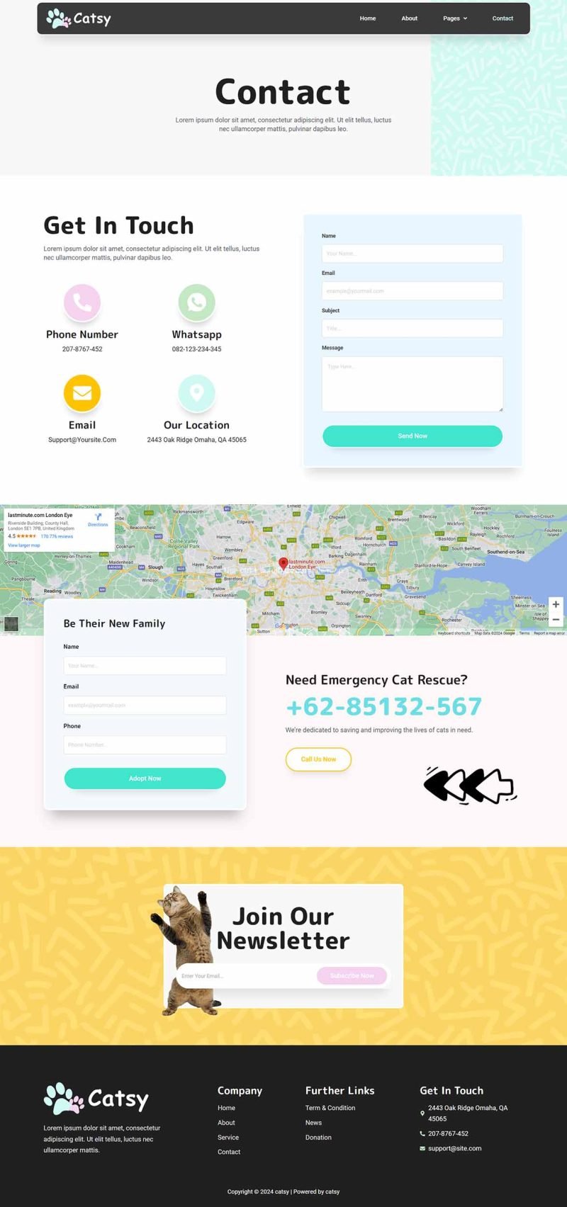 Catsy – Cat Rescue and Shelter Elementor Template Kit - Image 5