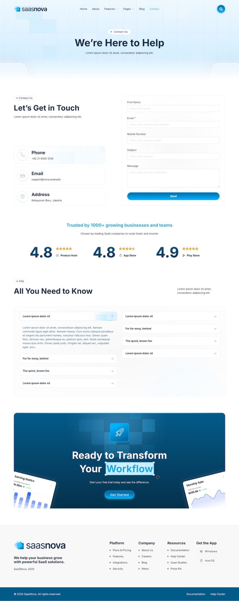 SaaSNova – Software and Saas Elementor Template Kit - Image 4