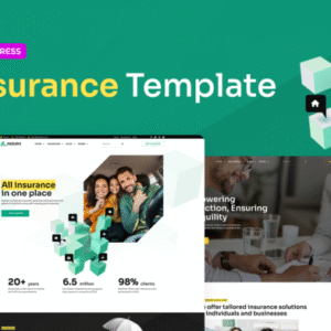 Insurx – Insurance Agency Elementor Pro Template Kit