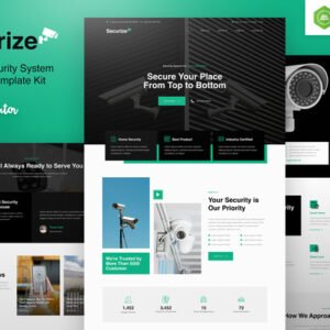 Securize – CCTV and Security Elementor Template Kit