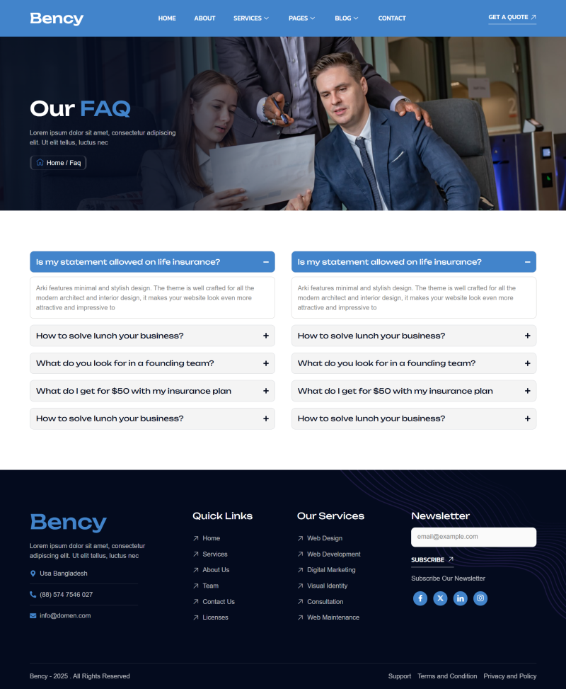 Bency – Digital Agency Elementor Template Kit - Image 9
