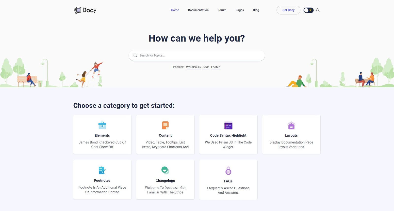 Docy – Documentation and Knowledge base WordPress Theme with Helpdesk Forum - Image 2