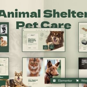Kenneli – Animal Shelter and Pet Care Elementor Pro Template Kit