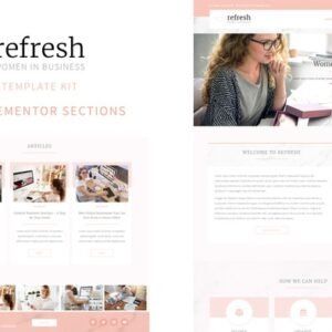 Refresh – Women in Business Elementor Template Kit