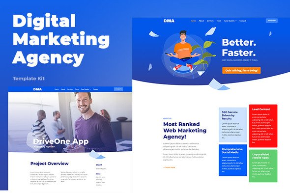 DMA – Digital Marketing Agency Template Kit