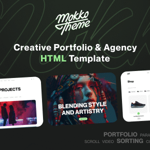 Mokko – Creative Portfolio and Agency WordPress Theme