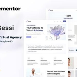 Sessi – Saas and Virtual Agency Elementor Template Kit