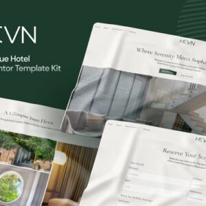 Hevn – Boutique Hotel Elementor Template Kit