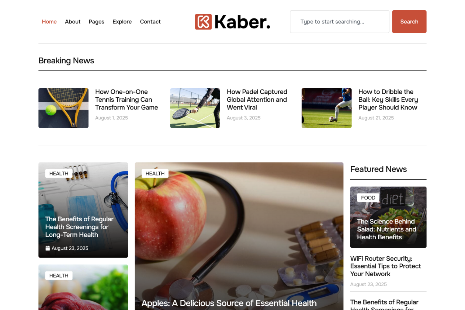Kaber – News and Magazine Elementor Pro Template Kit - Image 5