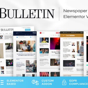 Daily Bulletin – Magazine and Newspaper WordPress Theme