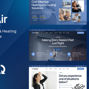 Coolair – Air Conditioning and Heating HVAC WordPress