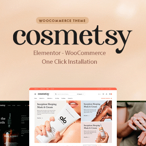 Cosmetsy – Beauty Cosmetics Shop WordPress Theme