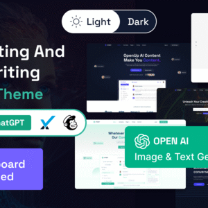 Openup - AI Content Writer & AI Application WordPress Theme
