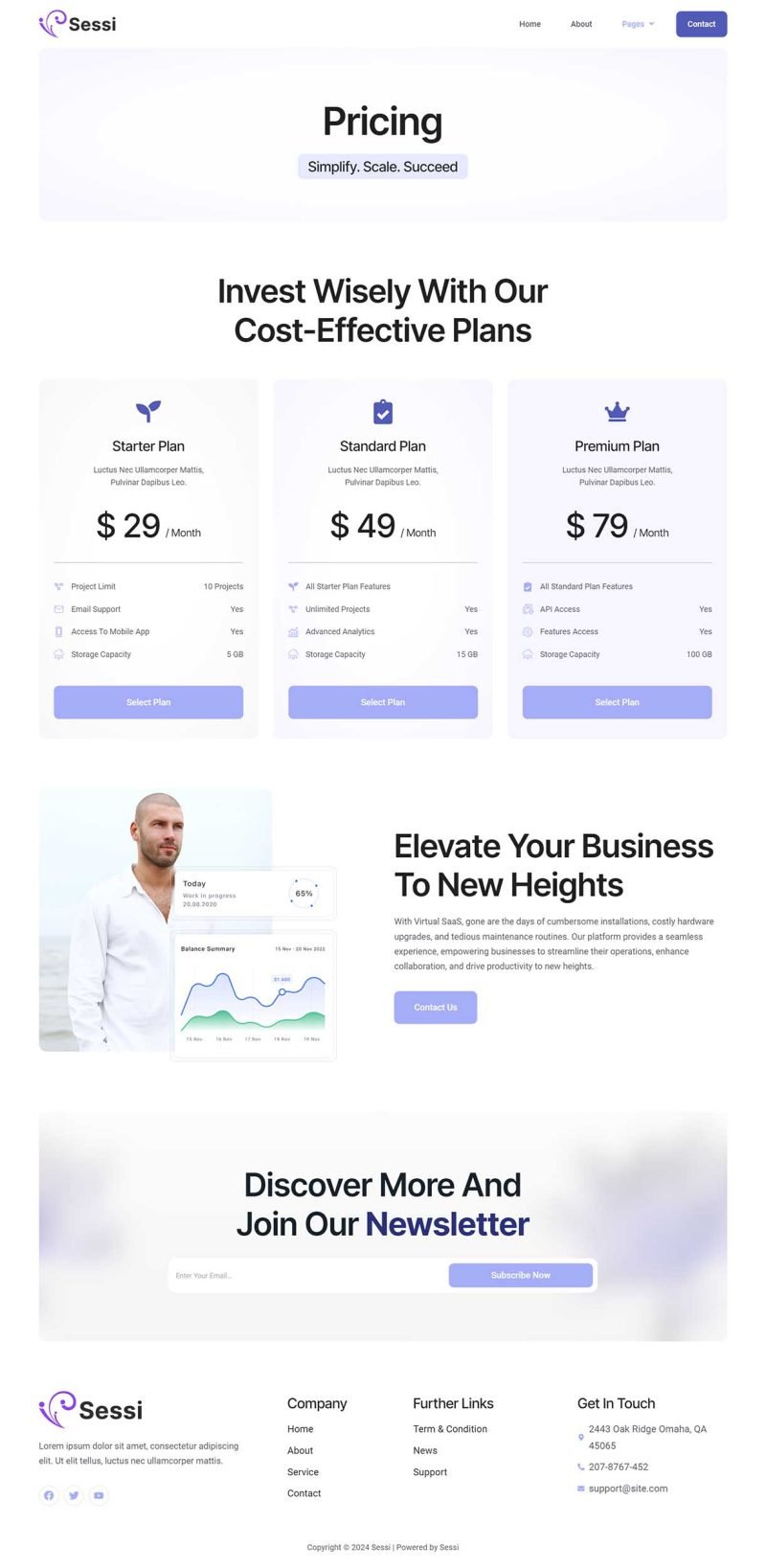 Sessi – Saas and Virtual Agency Elementor Template Kit - Image 7