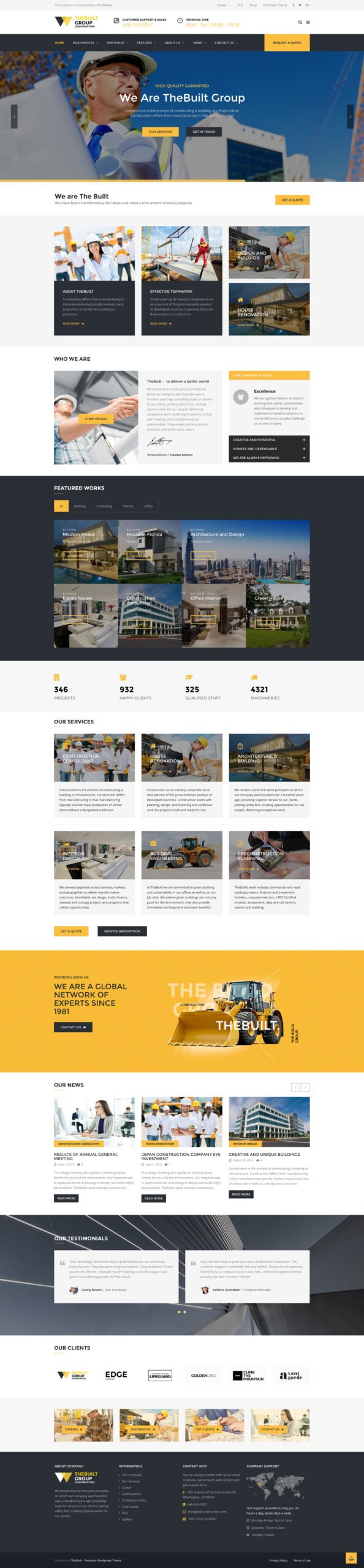 TheBuilt – Construction and Architecture WordPress theme - Image 5