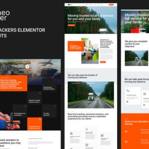 Borneo – Movers and Packers Elementor Pro Template Kit