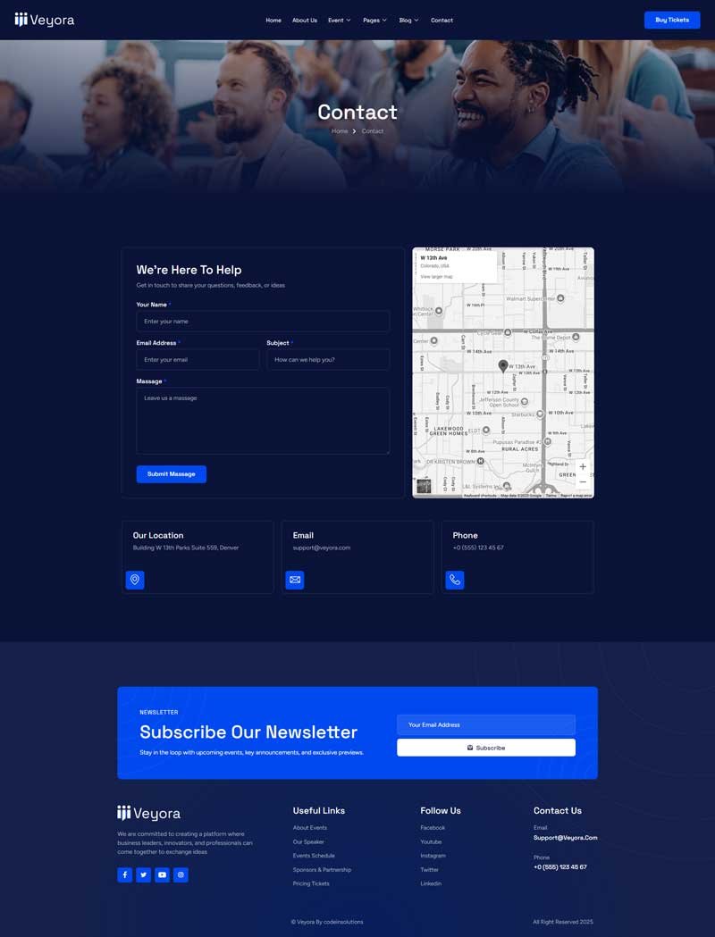 Veyora – Event and Conference Elementor Template Kit - Image 5