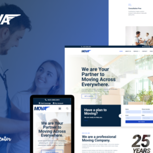 Mova – Moving Company Elementor Template Kit